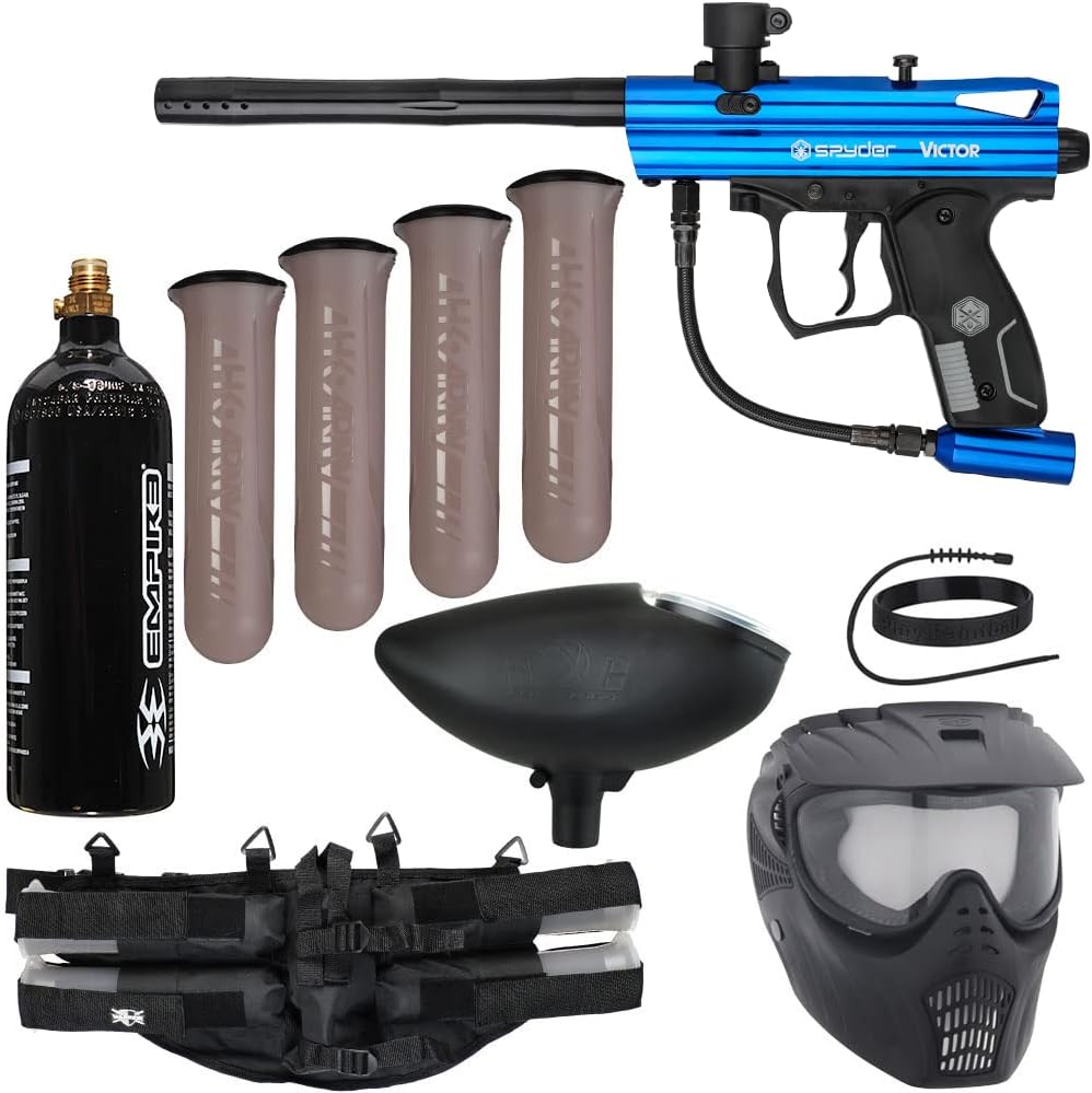 Action Village Kingman Spyder Epic Paintball Gun Package Kit (Victor)