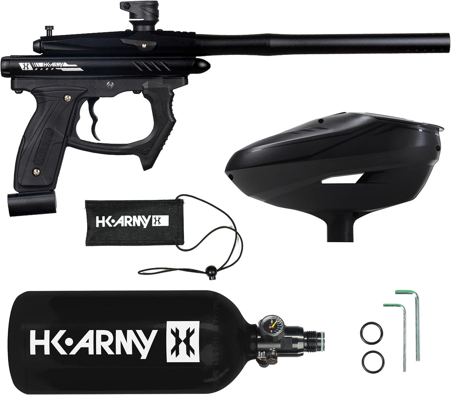 HK Army SABR Paintball Gun HPA Marker Starter Package